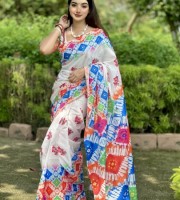 702Tangail Silk Saree